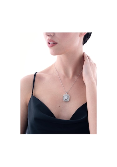 Nochediamond 1,67 Karat Baget Pırlanta Kolye-604