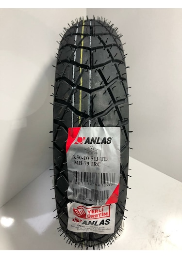 Motosiklet Dış Lastik 3.50-10 51j Mb-79 İrc Tubeless