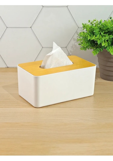 Miland Home Masa İçin İç Dekoratif Peçetelik 450864758 Beyaz