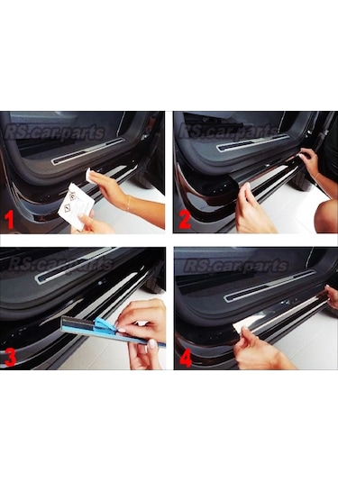 Renault Clio 4 Krom Kapı Eşiği 4 Kapı 2012-2019