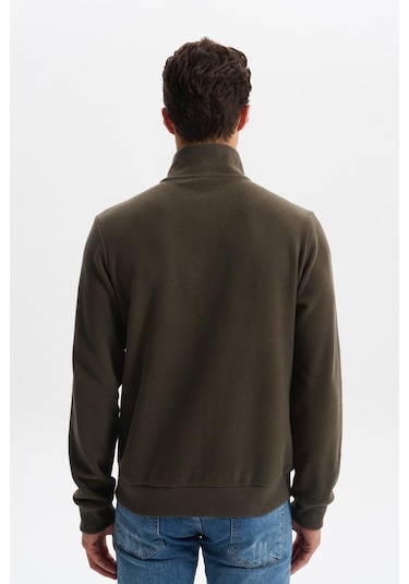 Arma Erkek Regular Fit Selanik Kumaş Dik Yaka Fleto Cepli Basic Sweatshirt Kazak K30324698502 Haki Arma Erkek Regular Fit Selanik Kumaş Dik Yaka Fleto Cepli Basic Sweatshirt Kazak K30324698502 Haki