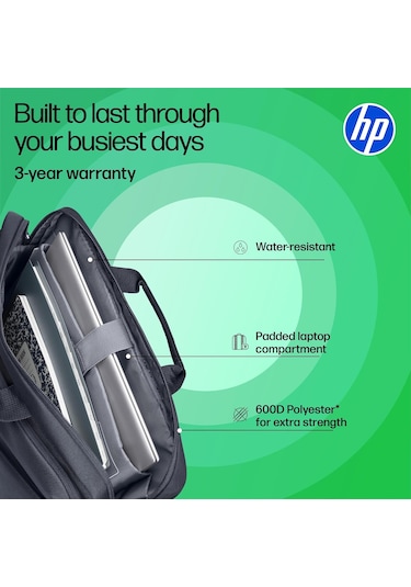 Hp 14" Everyday Laptop Çantası, 600d Geri Dönüşümlü Polyester, 9l Çok Renkli