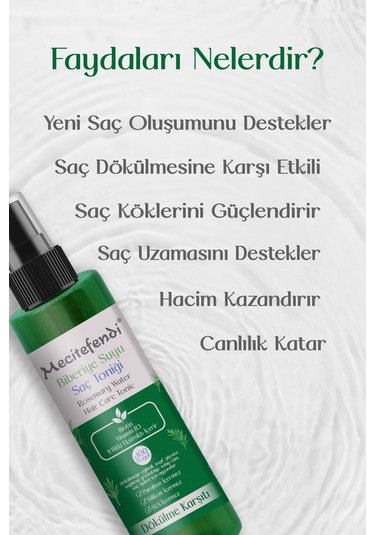 Mecitefendi Biberiye Suyu Saç Toniği 150 ML