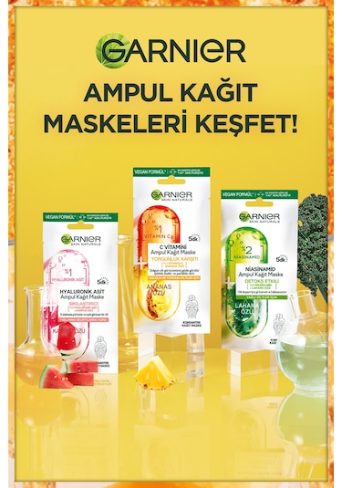 Garnier C Vitamini Yorgunluk Karşıtı Ampul Kağıt Maske 15 Gr