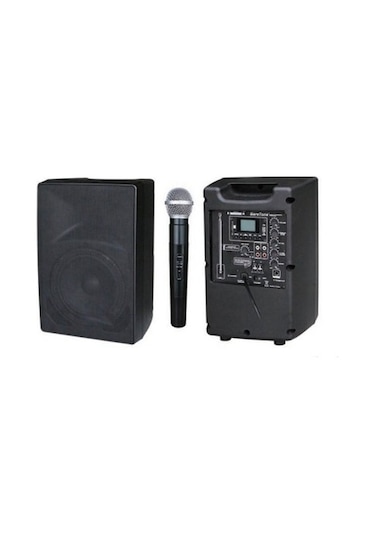 D Sound Max-06 Şarjlı 70W Taşınabilir Amfi Sistemi Seti
