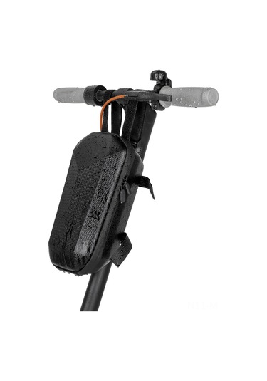 Moveevo Siyah 4l Eva Su Geçirmez Elektrikli Kaykay Çanta, Bisiklet Ön Cep, Hafif Pratik Depolama Çantası Siyah