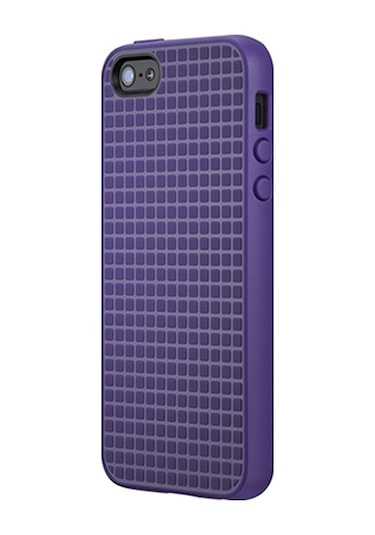 Speck Apple Uyumlu iPhone 4s/4 İle Pixelskin Hd Silikon Kılıf Mor Mor