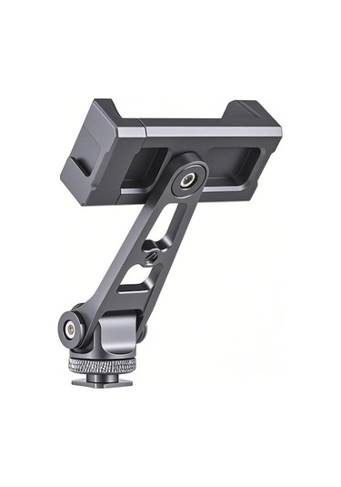 Andoer Taşınabilir 360 Dönebilir Alüminyum Telefon Tutucu, Çift Soğuk Ayakkabı Ve Sap İle