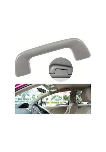 Cordial Gray Roof Tutacak Kolu Toyota Corolla Rav4 Vios Icin Ergonomik Gri Plastik Tasarim Oem 74610 52020 Araç Iç Aksesuar