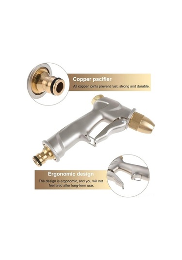 Tongxida 4 Modlu Metal Su Sprayı, Araç/bahçe Temizliğe Mükemmel, Yüksek Basınçlı, Anti-koroz, Sızıntısız