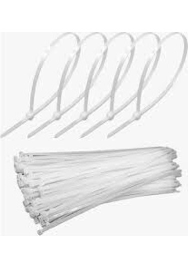 Tork Kablo Bağı Cırt Kelepçe 2,5mmx200mm Beyaz 100 'lü Paket