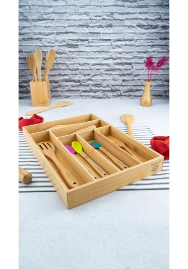 Bambu Çekmece Düzenleyici, Kaşıklık Büyük Boy