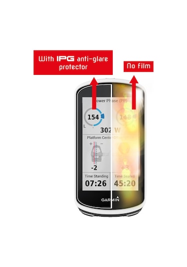 Ipg Garmin Edge 1030 için Ekran Koruyucu 2X Şeffaf