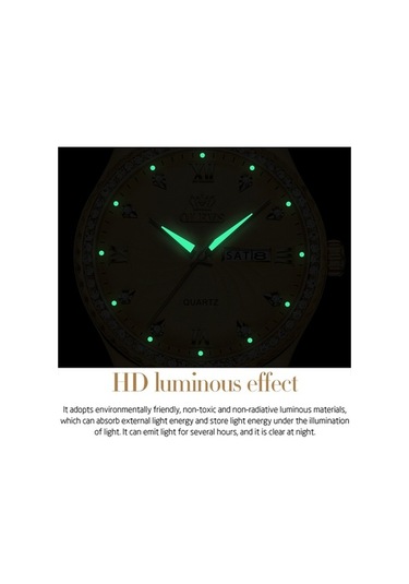 Fastbuy Erkekler Olevs 5565 Moda Paslanmaz Çelik Kayış Elmas Kuvars İzle, Beyaz Çok Renkli Su Geçirmez Çok Renkli