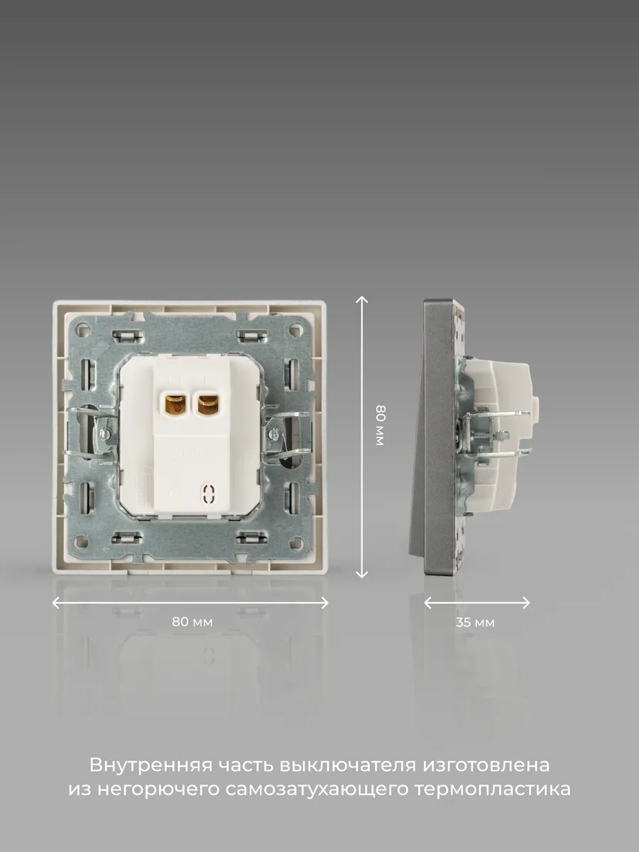 Laıtys Gri Tek Butonlu Anahtar 222747278