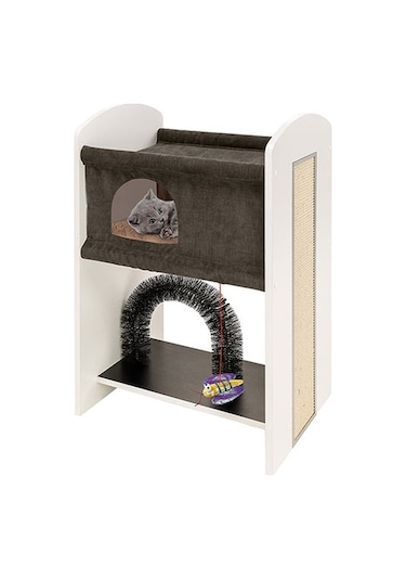 Ferplast Cat Tree Leo Kedi Tırmalama ve Oyun Evi 50 x 37 x 84 CM