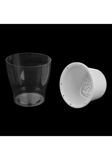 Suntek Şeffaf Çiçek Kendiliğinden Yuvarlak-175 175 150mm