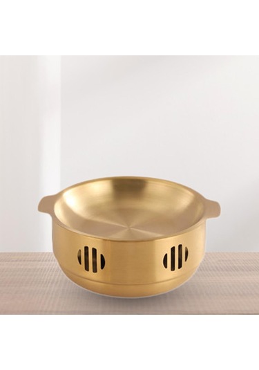Homyl Isınma Stockpot Isıtıcı Japon Shabu Pot Mutfak Altın