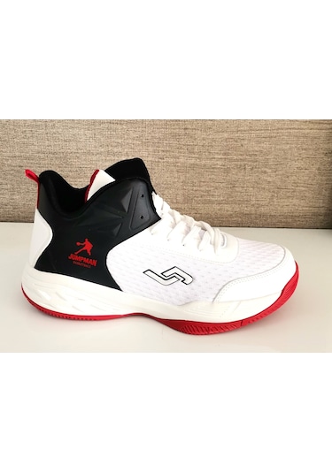 Jump 27986 Erkek Basketbol Ayakkabısı Beyaz / Oranj