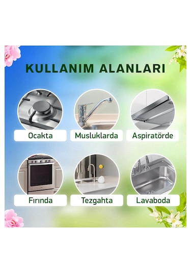 Marc Mutfak Yağ ve Kir Çözücü Temizlik Spreyi 750 ML + Banyo Kireç Sökücü Sprey 750 ML