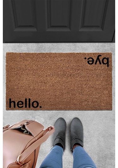 Evaşk Kapı Önü Paspası Vinil Tabanlı Kıl Ko ko Paspas Model:cc475-33