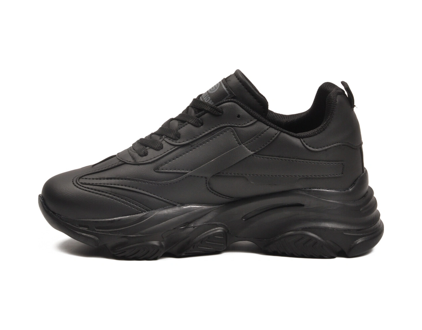 Siyah Bağcıklı Kadın Sneaker Drk171 G Siyah