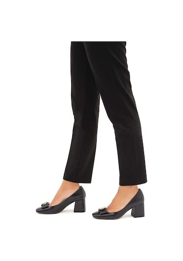 Tamer Tanca Kadın Vegan Siyah Abiye Ayakkabı 886 619 Bn Ayk Sk22/23 Sıyah Czg Rgn Siyah