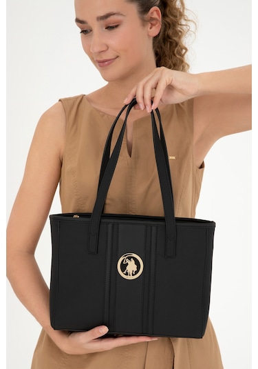 U.S. Polo Assn. Kadın Siyah Kol Çantası 50293679-VR046