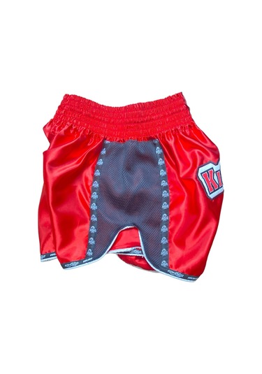Kıck Boks Müsabaka Şortu Kırmızı - Siyah