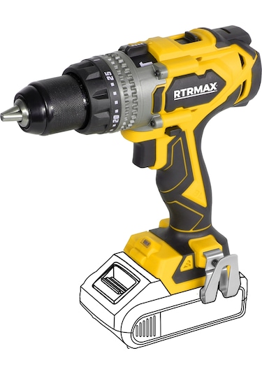 Rtrmax RTX3020B Akülü Solo Darbeli Matkap150 NM