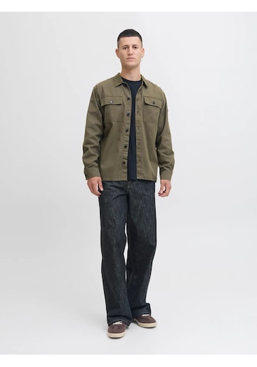 Jack&jones Jcogrid Classic Erkek Gömlek 12284219 Yeşil
