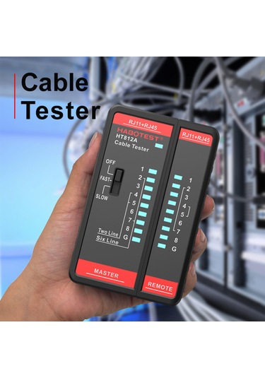 Habotest Habotest Ht812a Ağ Kablosu Test Cihazı Kablo Takip E21513
