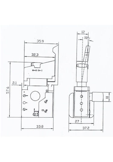 Suntek Elektrikli El Matkabı Kontrol Anahtarı Alet Tetiği 3
