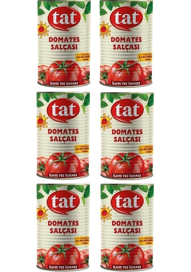 Tat Domates Salçası 4300 Gr 6'lı Paket