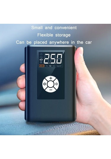 Sones Jm-8804 Araba Yüksek Basınçlı Yüksek Güçlü Lastik Hava Pompası Kablosuz Versiyon