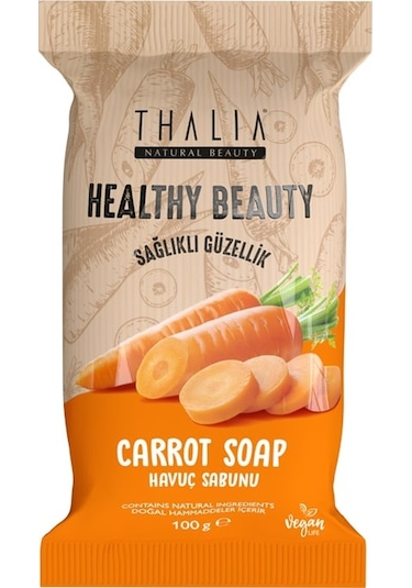 Thalia Aydınlatıcı Etkili Havuç Özlü Doğal Sabun 100 G
