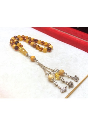 Kehribarkolik Damla Kehribar Bilek Boy Bonibon Tesbih