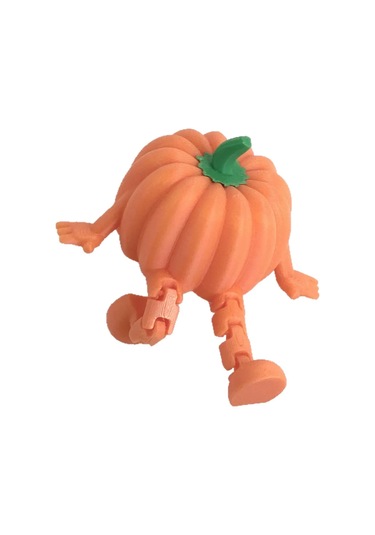 Yifomall Halloween Kabak Figürü: 3d Baskı, Hareketli Eklemli, Masal Karakteri, Ofis/ev Dekorasyonu