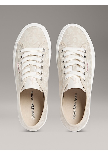 Calvin Klein Jeans Kadın Sneaker Yw0yw019650ga Bej
