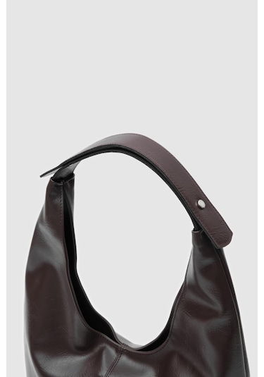 Zaura Salaş Omuz Çantası Acı Kahve Haki - Kahverengi