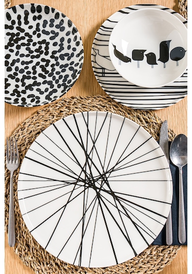 Nido Mounta 24 Parça 6 Kişilik Porselen Yemek Seti