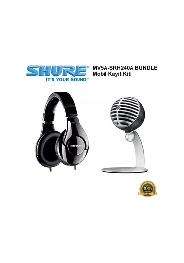 Shure Mv5a-Srh240a Bundle Mobil Kayıt Kiti