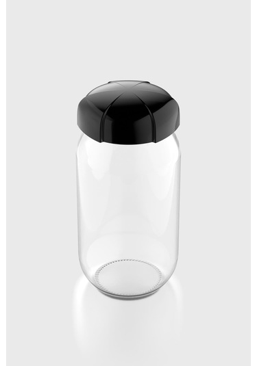 Renga Rhea 1000 Ml Siyah Kapaklı Cam Kavanoz 131012 Siyah