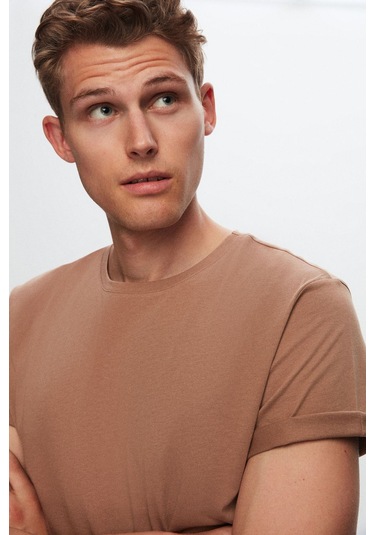 Ds Damat Slim Fit Vizon Bisiklet Yaka %100 Pamuklu Nefes Alabilen T-shirt 4hc141996753m Vizon Ds Damat Slim Fit Vizon Bisiklet Yaka %100 Pamuklu Nefes Alabilen T-shirt 4hc141996753m Vizon