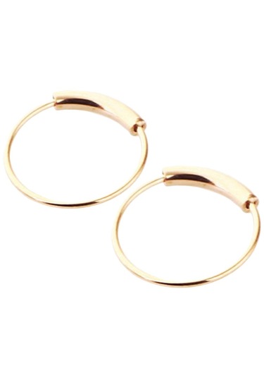 Suntek 2 Adet Burun Halkası Hoop Tragus Helix 8-mm-gül-altın Mavi - Gümüş