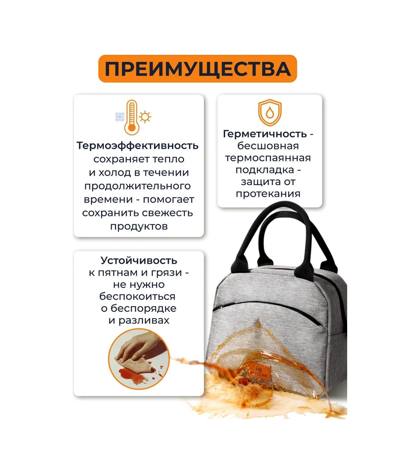 Okkıbag Termo Çanta, Öğle Yemeği İçin Buzdolabı 338586451 Gri