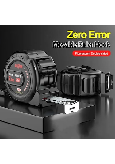 3x19mm-yüksek Hassasiyetli Ölçme Aletleri 3 5 7.5 10 M Ev Ağaç İşleme Cetveli Kalınlaşma Su Geçirmez Ve Anti Korozyon Mezura