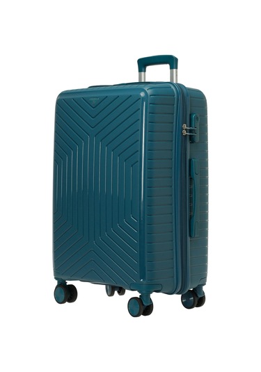 Lumberjack Parıs -b Pp 5pr Petrol Unisex Büyük Boy Valiz Mavi