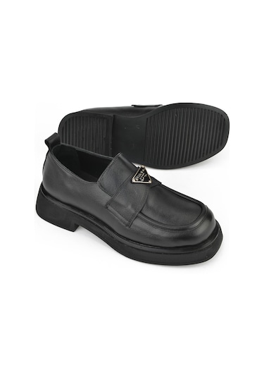 Ziya, Kadın Hakiki Deri Ayakkabı 1531050z25100553y Siyah 1531050z25100553y 000 Siyah