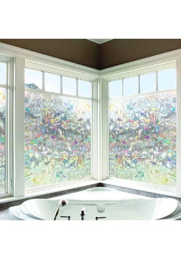 Yifomall 3b Yapıştırıcısız Pencere Filmi: Uv Korumalı, Gizlilik Sağlayan Ve Dekoratif Cam Kaplama Beyaz